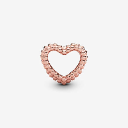 Pandora Moments Beaded Open Heart Charm