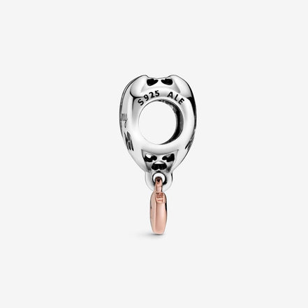 Pandora Moments Two-Tone "Thank You For Being My Mom" Heart Charm