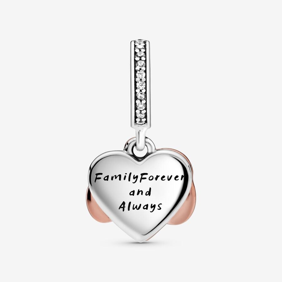 Pandora Moments Sparkling Family Infinity Heart Dangle Charm