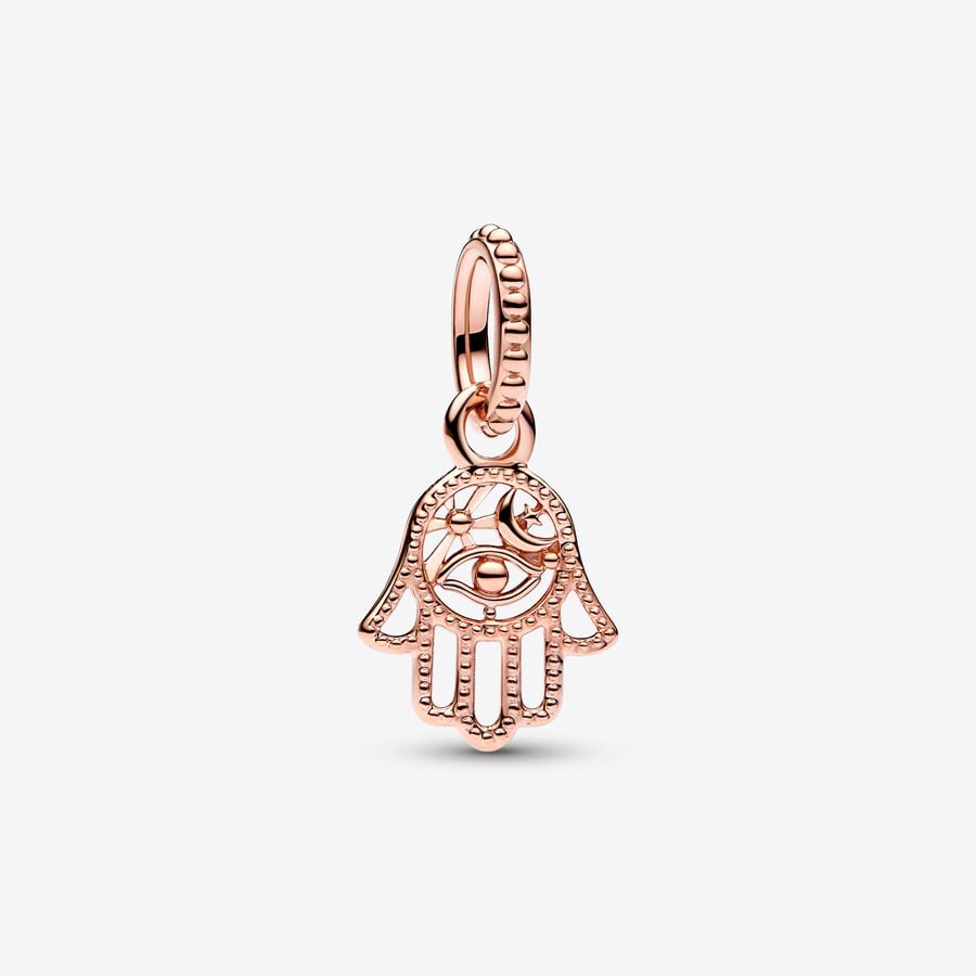 Pandora Moments Protective Hamsa Hand Dangle Charm