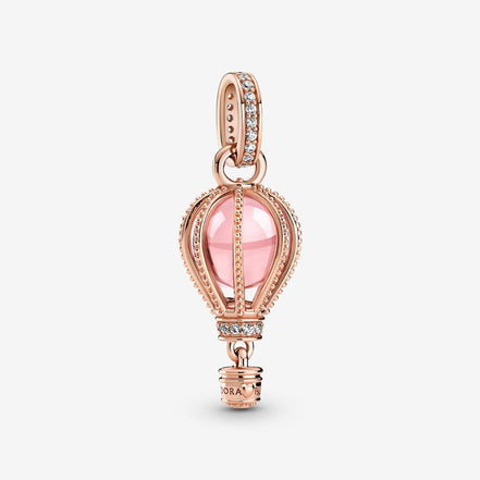 Pandora Moments Sparkling Pink Hot Air Balloon Dangle Charm