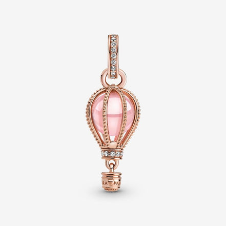 Pandora Moments Sparkling Pink Hot Air Balloon Dangle Charm