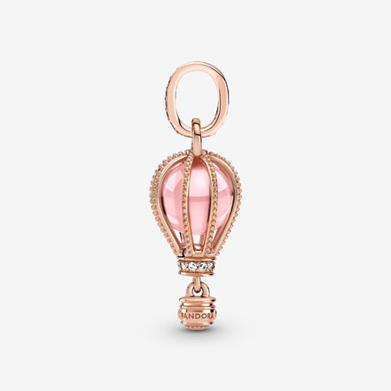 Pandora Moments Sparkling Pink Hot Air Balloon Dangle Charm