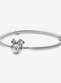 Pandora Disney Minnie Mouse Snake Chain Charm Bracelet Size 16