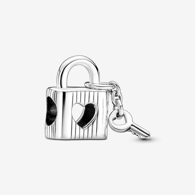 Pandora Moments Padlock & Heart Key Charm