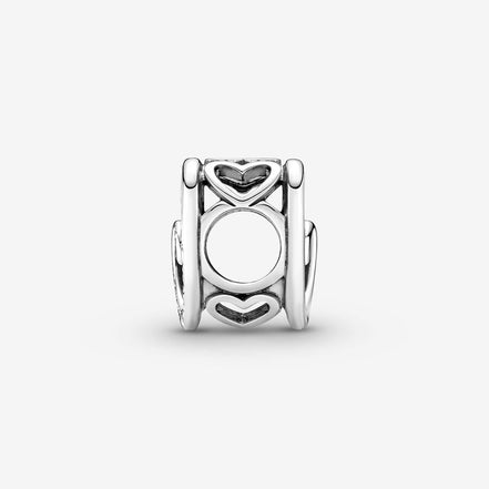 Pandora Moments "Mom" Entwined Infinite Hearts Charm
