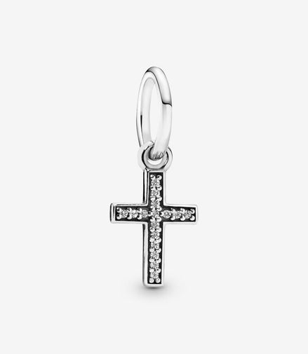 Pandora Moments Sparkling Cross Dangle Charm