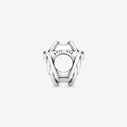 Pandora Moments "Family Always" Together Encircled Heart Charm