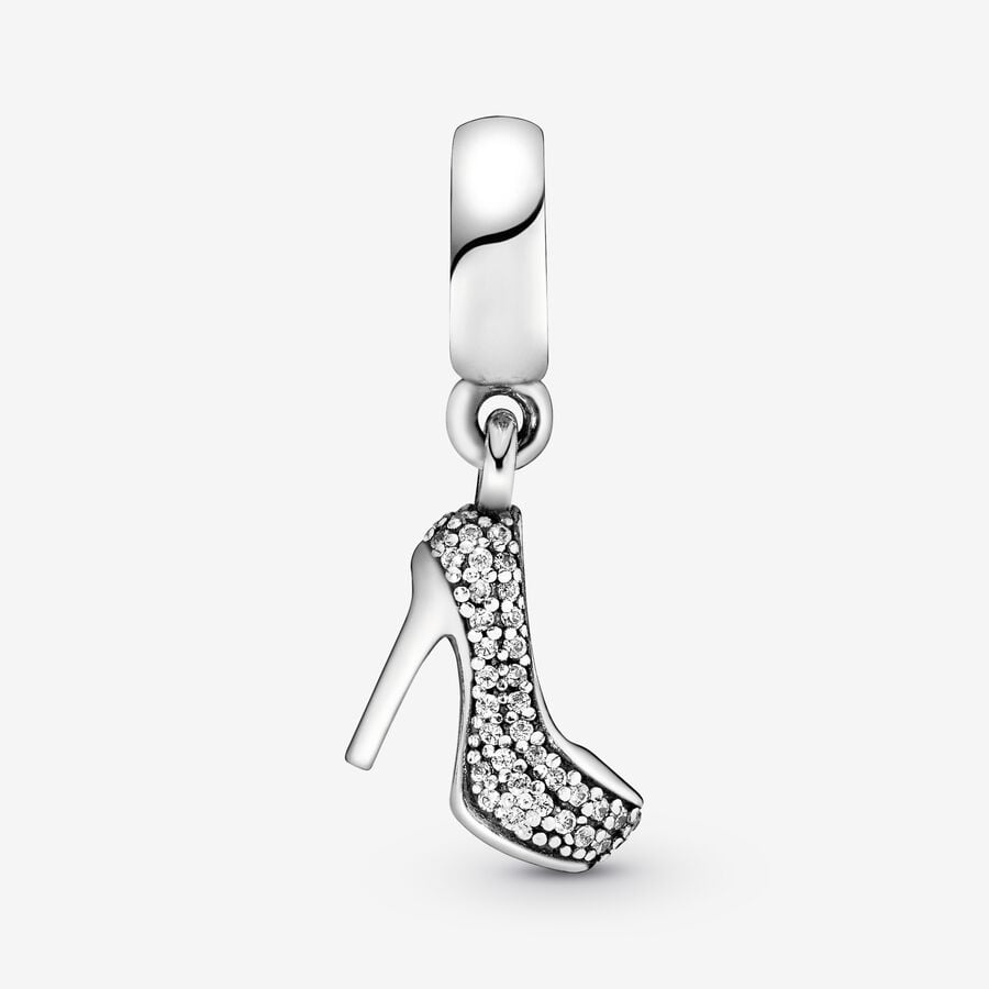 Pandora Moments Pavé Stiletto Shoe Dangle Charm