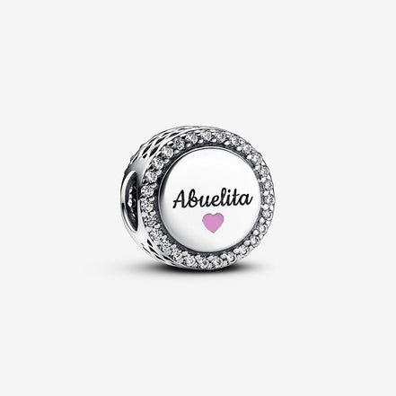 Pandora Moments Love Abuelita Engravable Charm