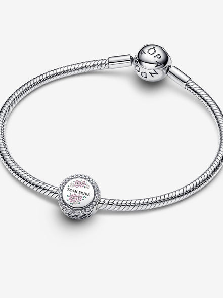 Pandora Moments Engravable Team Bride Charm
