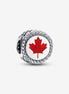 Pandora Moments Silver Canadian Maple Leaf Charm