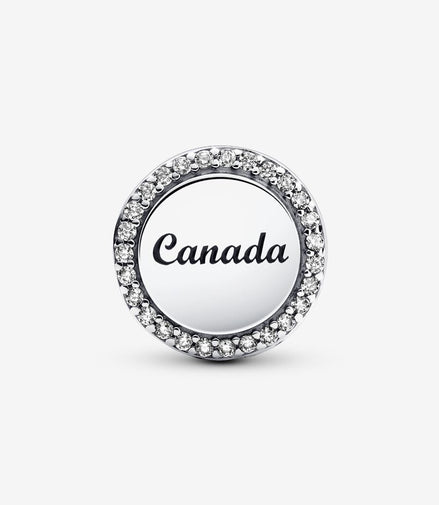 Pandora Moments Silver Canadian Maple Leaf Charm
