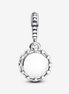 Pandora Moments Engravable Disc & Hearts Dangle Charm