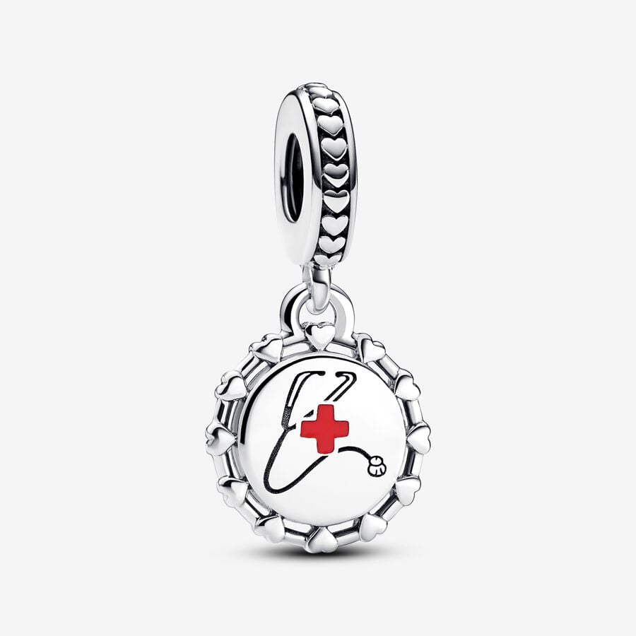 Pandora Moments Stethoscope Engravable Dangle Charm