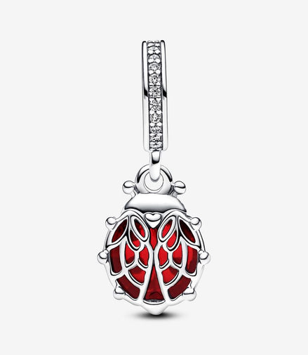 Pandora Moments Red Ladybird Dangle Charm