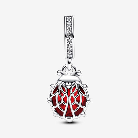Pandora Moments Red Ladybird Dangle Charm