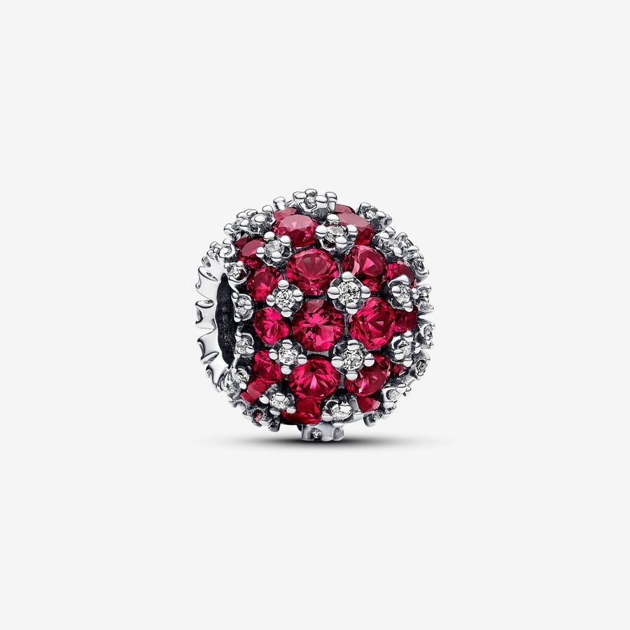 Pandora Moments Sparkling Pavé Round Pink Charm