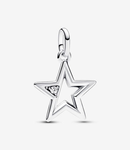 Pandora ME Sparkling Star Medallion Charm
