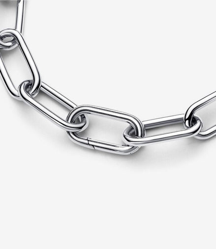 Pandora ME Silver Rectangular Openable Link