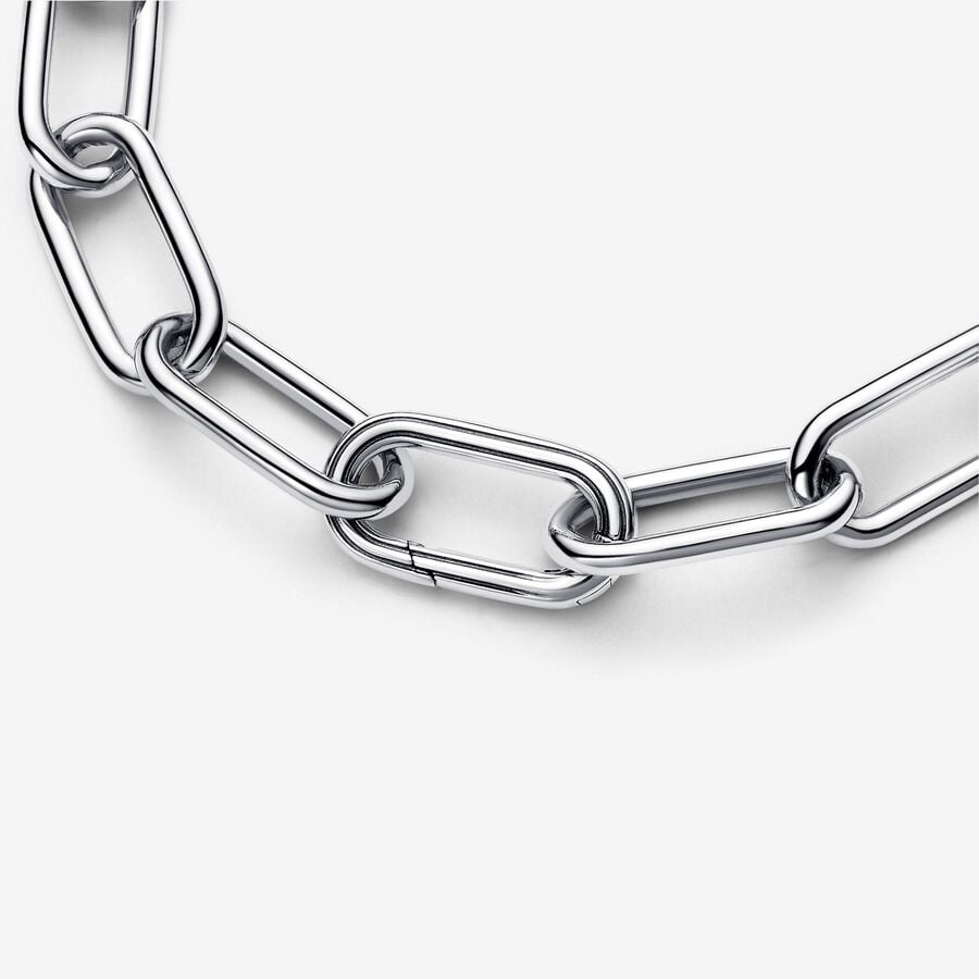 Pandora ME Silver Rectangular Openable Link
