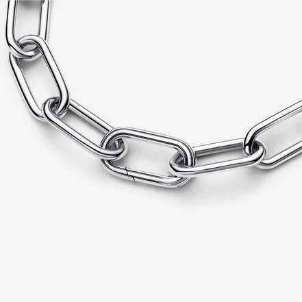 Pandora ME Silver Rectangular Openable Link