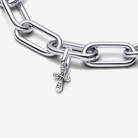 Pandora ME/Moments Silver Sparkling Cross Mini Dangle Charm