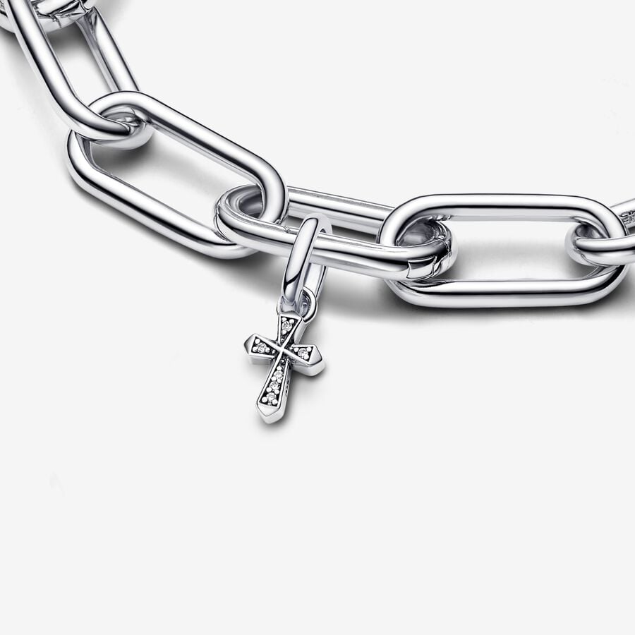 Pandora ME/Moments Silver Sparkling Cross Mini Dangle Charm