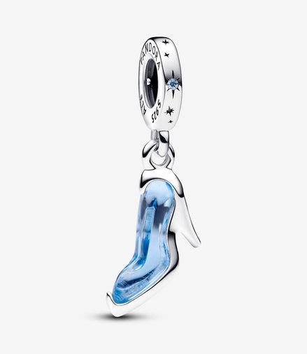 Pandora X Disney Silver Cinderella's Glass Slipper Dangle Charm