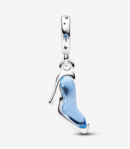 Pandora X Disney Silver Cinderella's Glass Slipper Dangle Charm