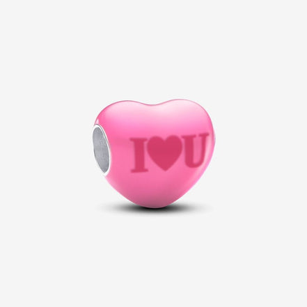 Pandora Moments Color-Changing Hidden Message Heart Charm