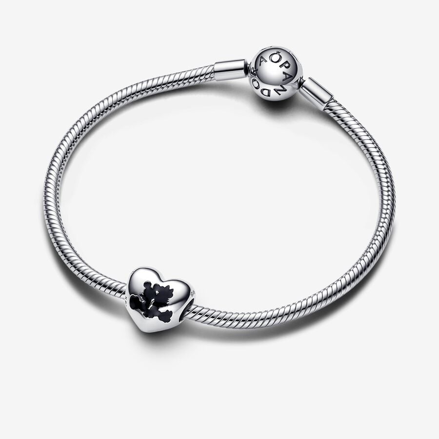 Pandora Disney Mickey Mouse & Minnie Mouse Heart Charm