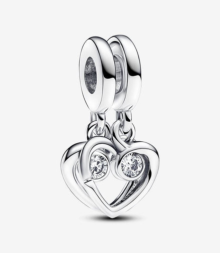 Pandora Moments "Forever & Always"  Splittable Dangle Charm