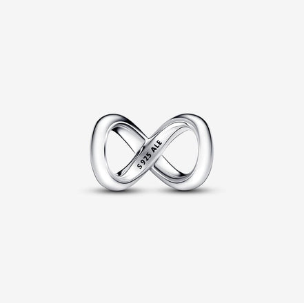 Pandora Moments Silver "Family Forever & Always" Infinity Charm