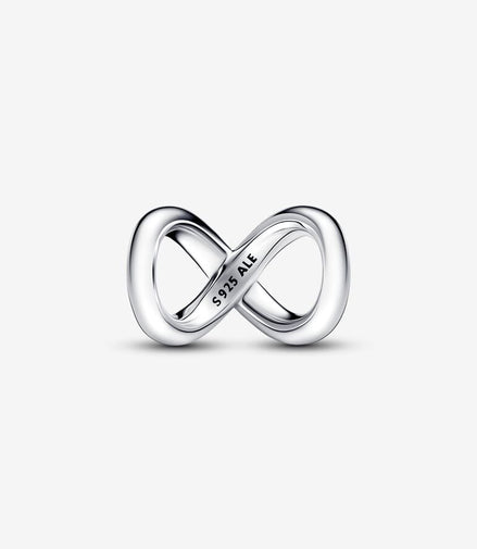 Pandora Moments Silver "Family Forever & Always" Infinity Charm