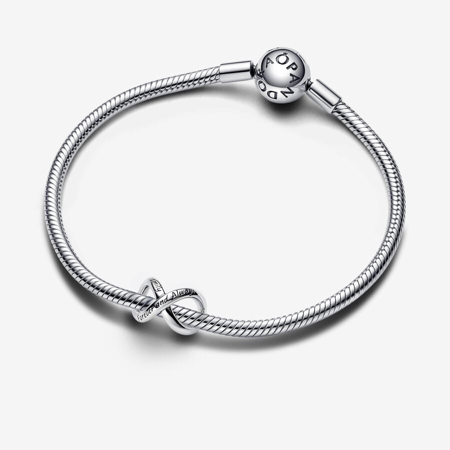 Pandora Moments Family Forever & Always Infinity Charm