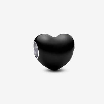 Pandora Moments Black Heart Charm