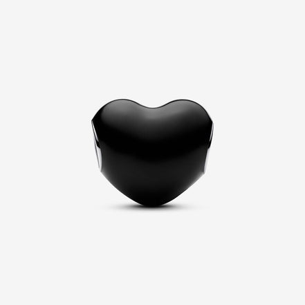 Pandora Moments Black Heart Charm