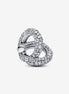 Pandora Moments Pavé Infinity Knot Heart Charm