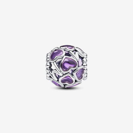 Pandora Moments Openwork Hearts Mom Charm