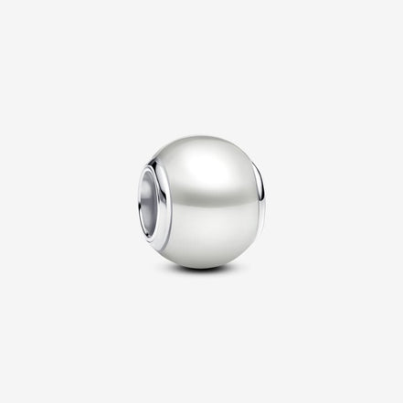 Pandora Moments Silver White Charm