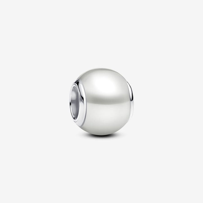 Pandora Moments Silver White Charm