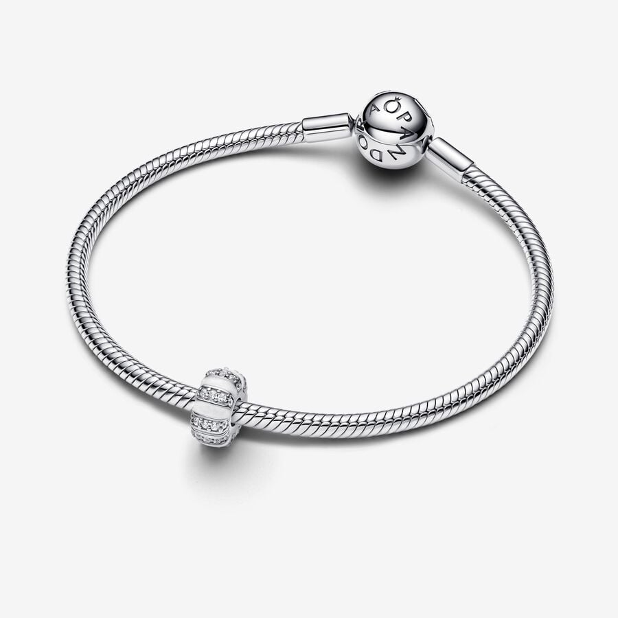 Pandora Moments Stones And Enamel Clip Charm