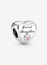 Pandora Moments Silver Granddaughter Heart Charm