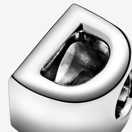 Pandora Moments Silver Letter D Alphabet Charm