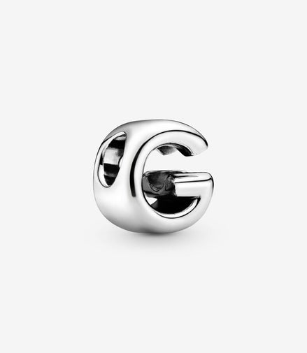 Pandora Moments Silver Letter G Alphabet Charm