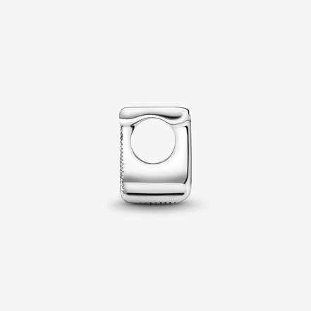 Pandora Moments Silver Letter I Alphabet Charm
