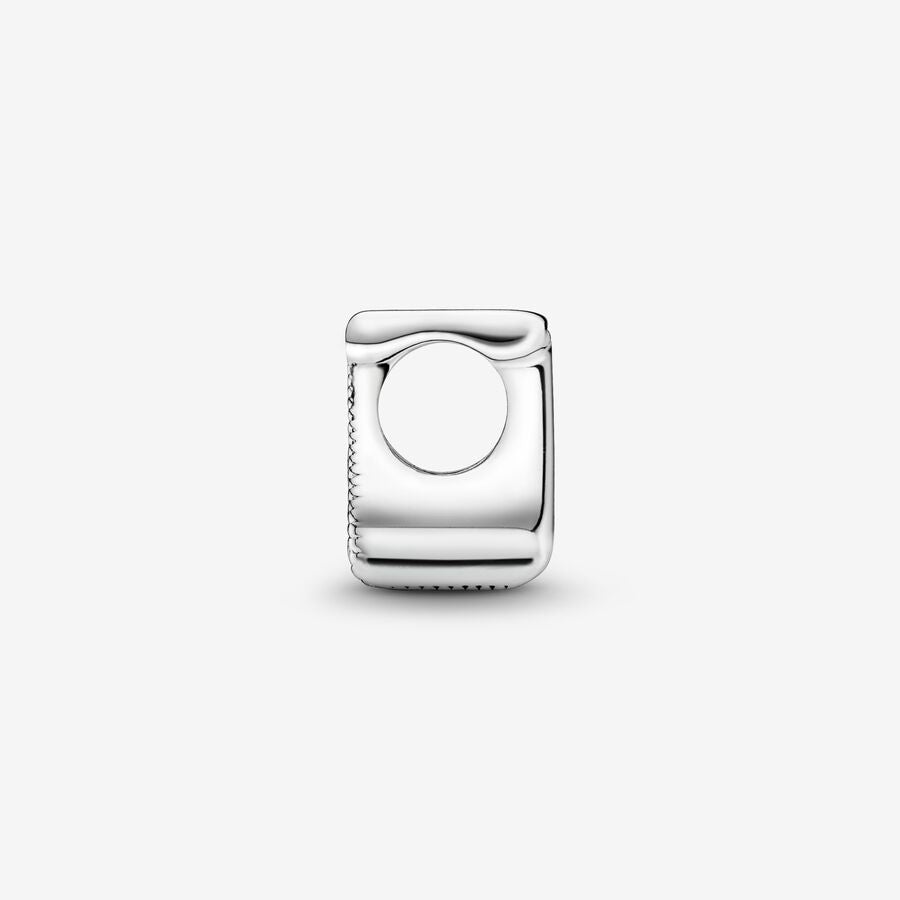 Pandora Moments Silver Letter I Alphabet Charm