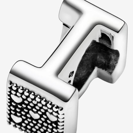 Pandora Moments Silver Letter I Alphabet Charm