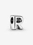 Pandora Moments Silver Letter R Alphabet Charm